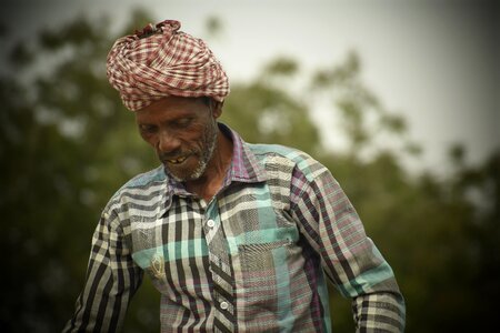 Adult man portrait