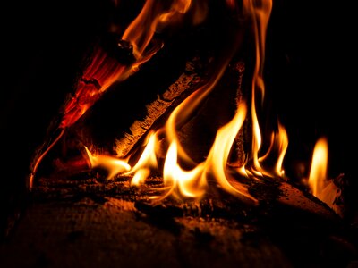 Hot joy fire campfire