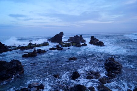Ocean rock hawaii photo