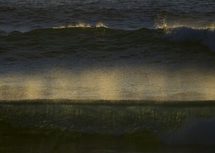 Reflection ocean seashore