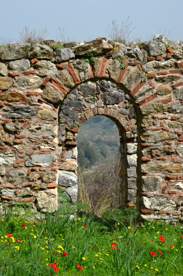 Antiquity architecture wall