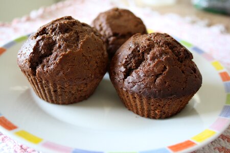 Vegetarian muffin cupcake