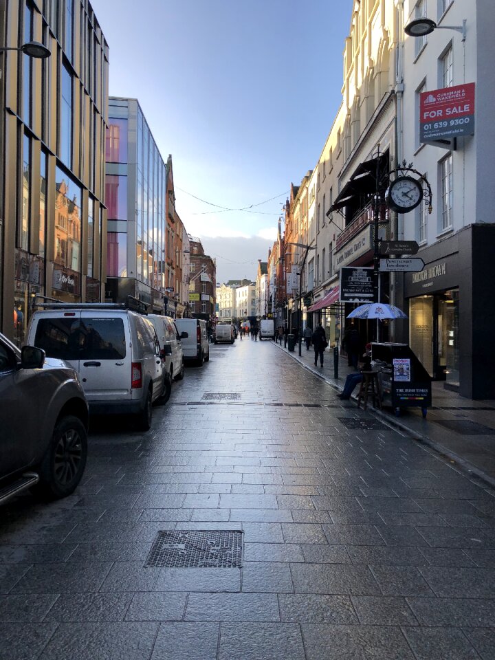 Road architecture town