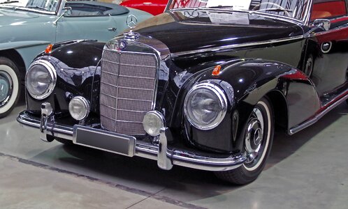Chrome grille spotlight