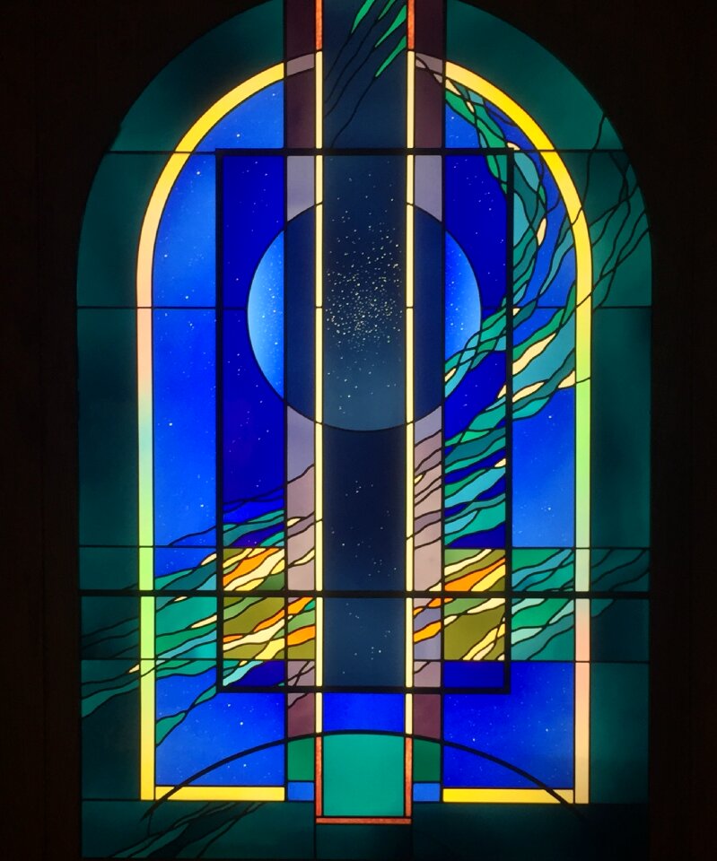 Color architecture stained glass