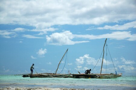 Sailing boat boat tanzania photo