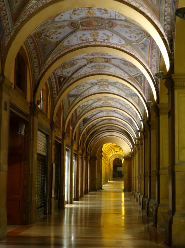 Inside bologna portici