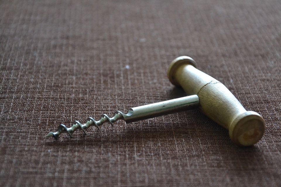 Open wine bottle opener