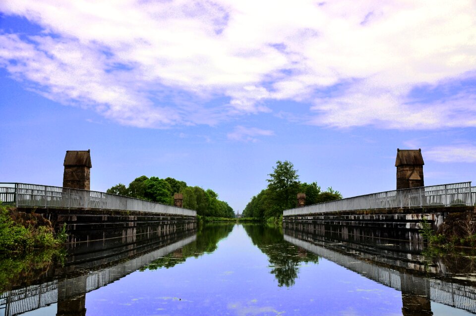 Travel bridge panorama