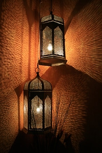 Diffused light reflecting light interior photo