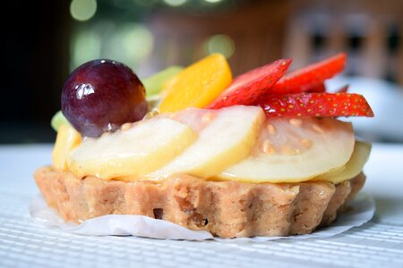 Fruit dessert pie photo