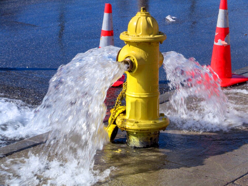 Hydrant wet danger