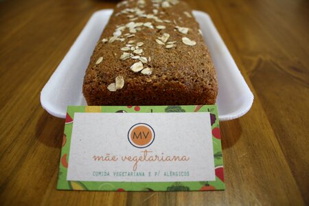 Cake house made vegetarian photo