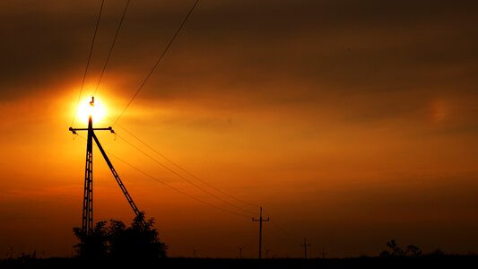Yellow orange sky