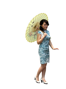 Young woman pekin travel