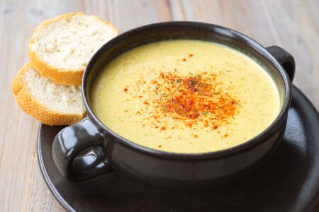 Paprika creamy bread photo