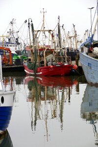 Pier boats shrimp photo