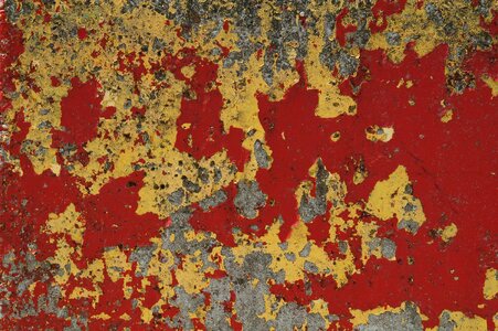 Yellow concrete paint