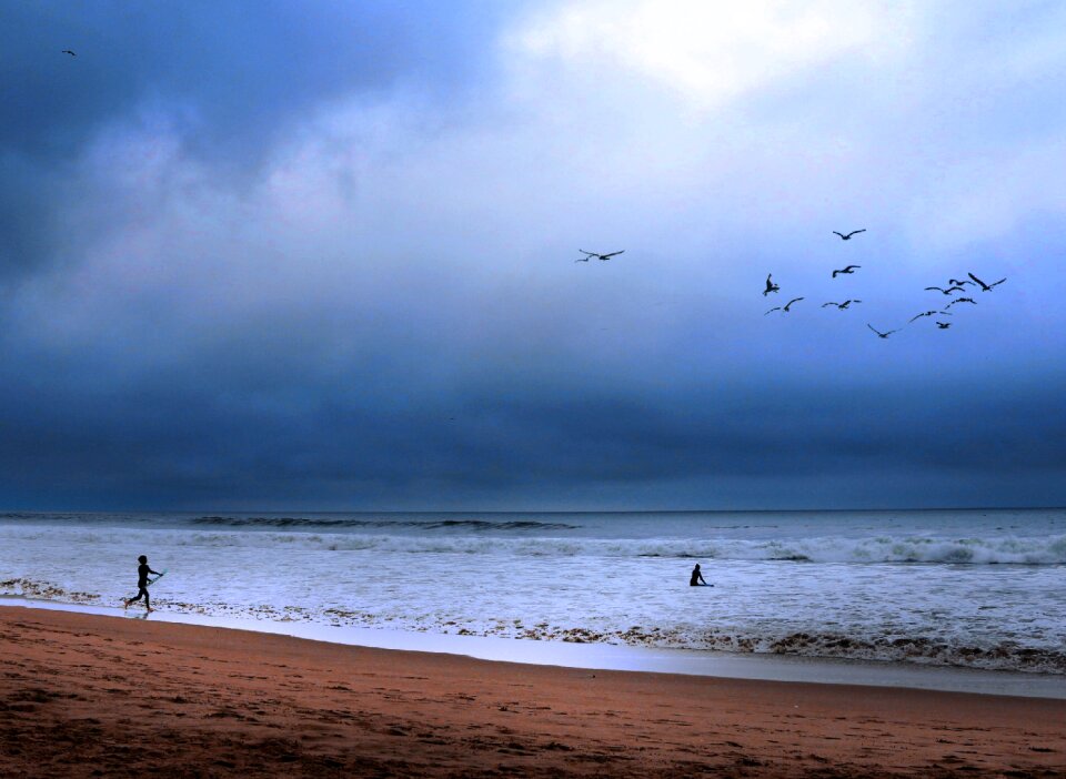 Beach waters coast
