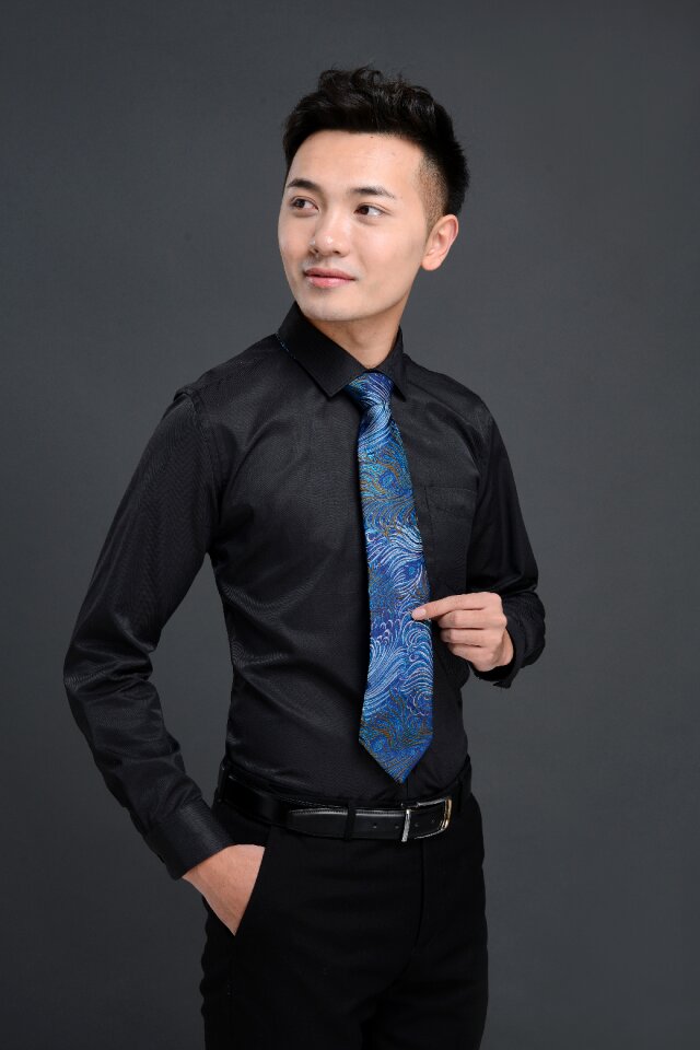 Handsome young clothing