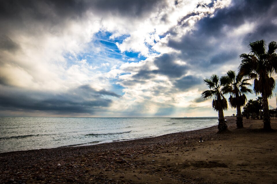 Body of water sand cloud