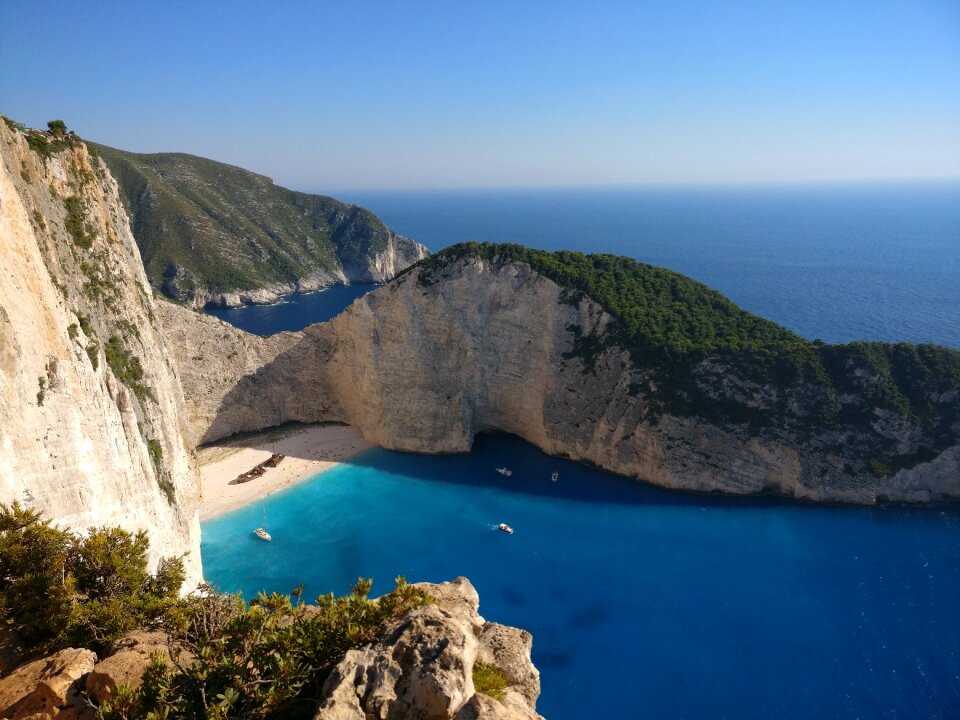 Landscape panorama sea