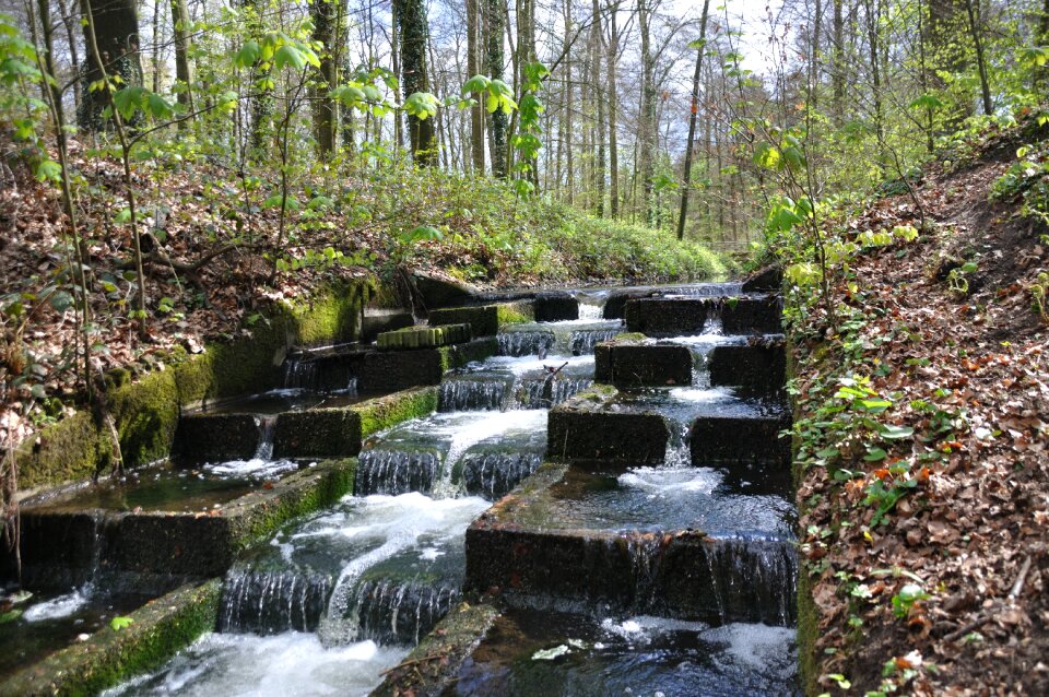 River stairs water