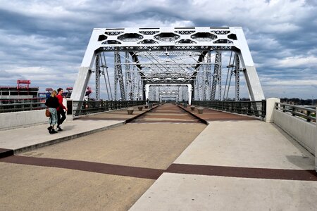 Tourism pedestrian bridge landmark