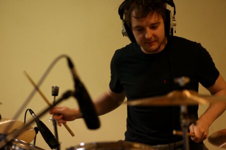 Drummer musician model