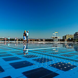 Swimming pool leisure sky