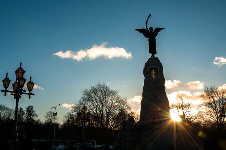 Megalopolis monument of architecture tallinn photo