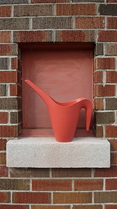 Brick wall still life red