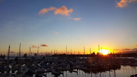 Panoramic sky marina