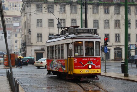 Tram travel city