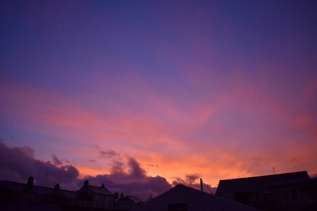 Sky dusk fair weather