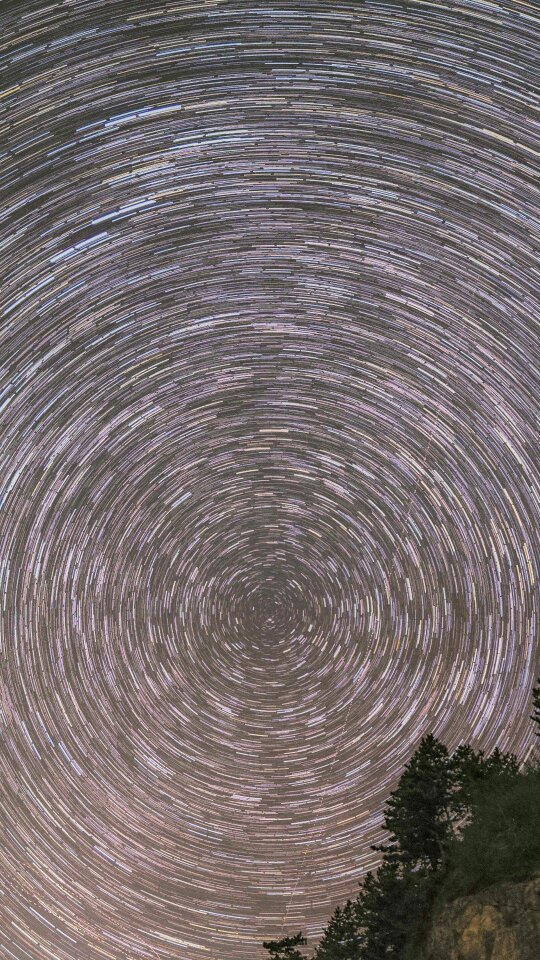 Sky gray stars