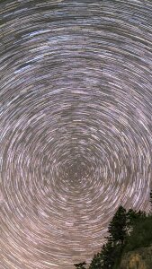 Sky gray stars