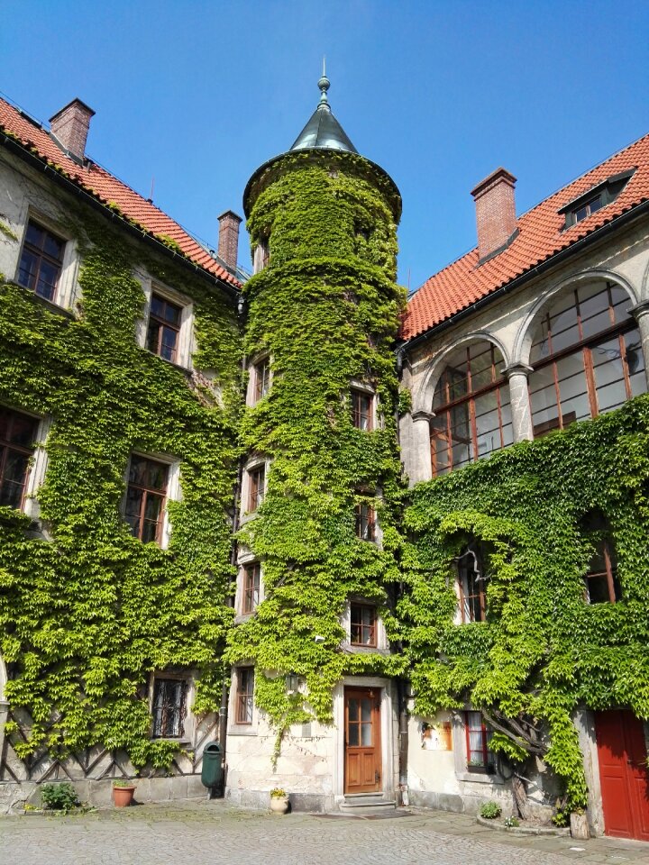 Czech republic courtyard czechia