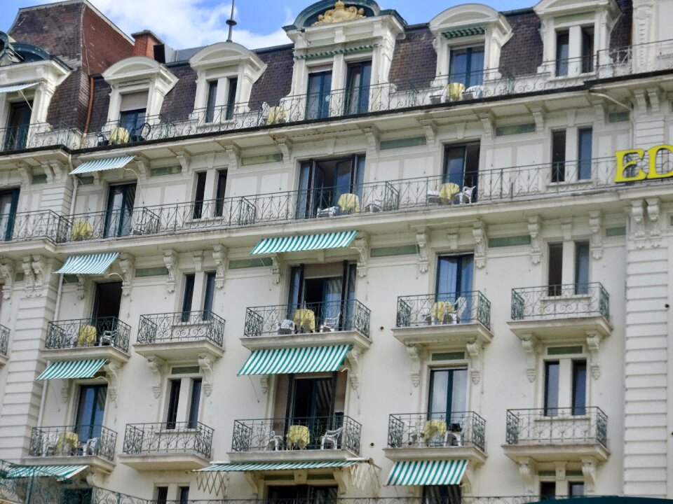 Balcony building facade