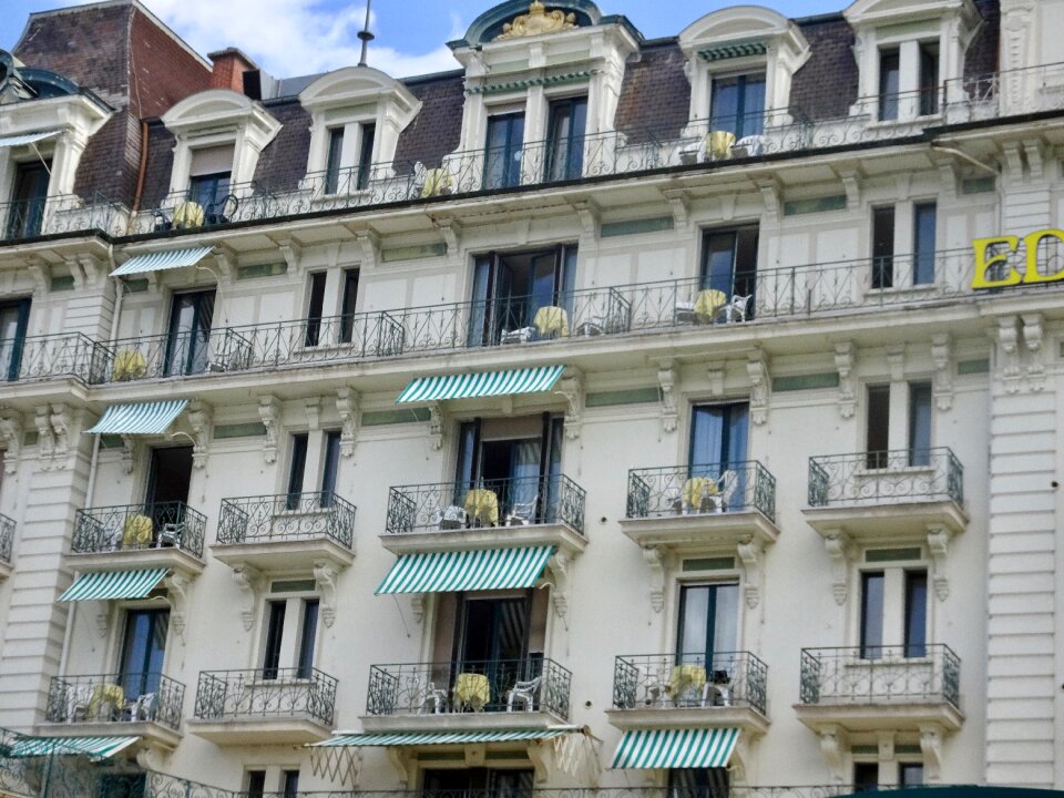 Balcony building facade photo