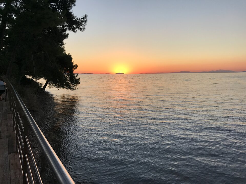 Dawn sea greece