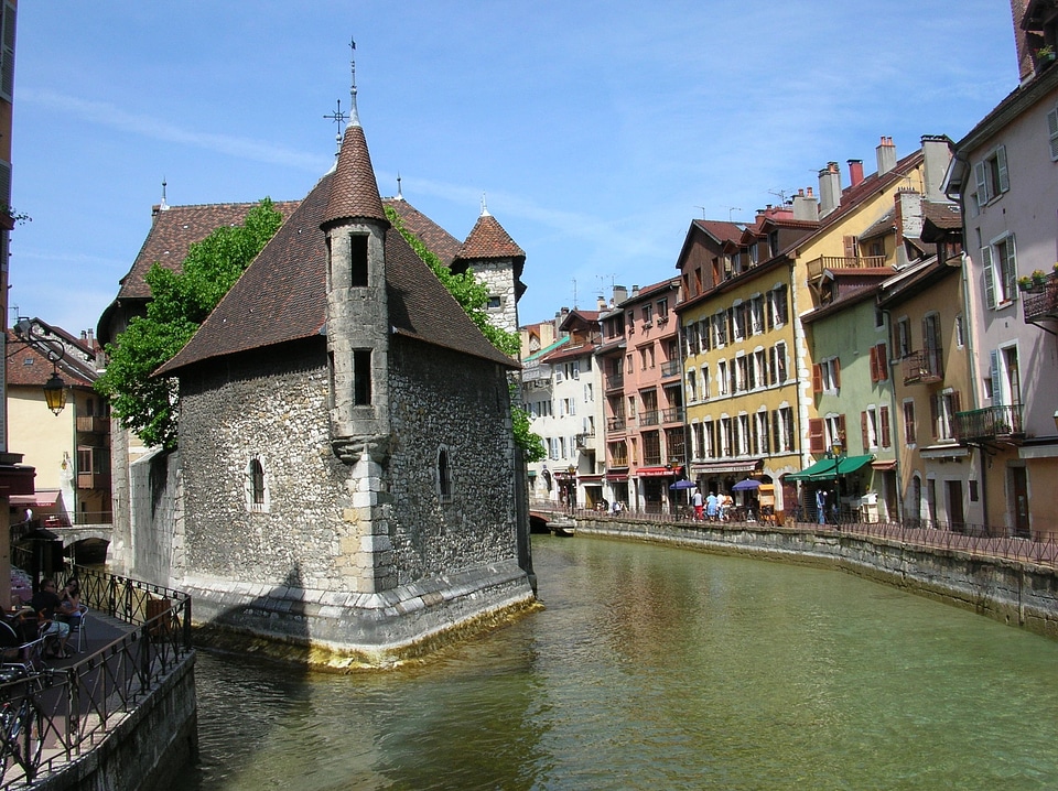 Waterway buildings canal