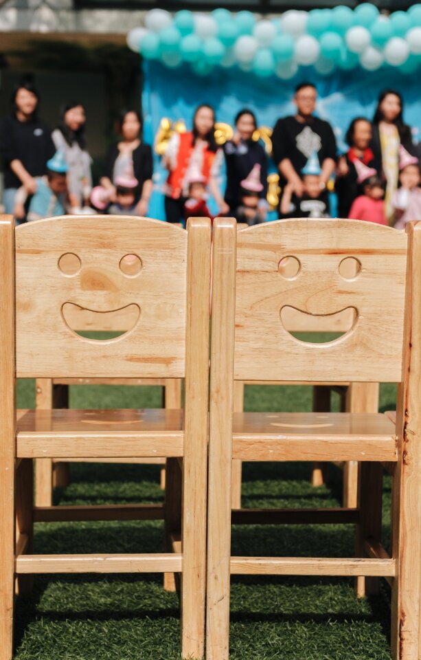 Smiley face seat nursery