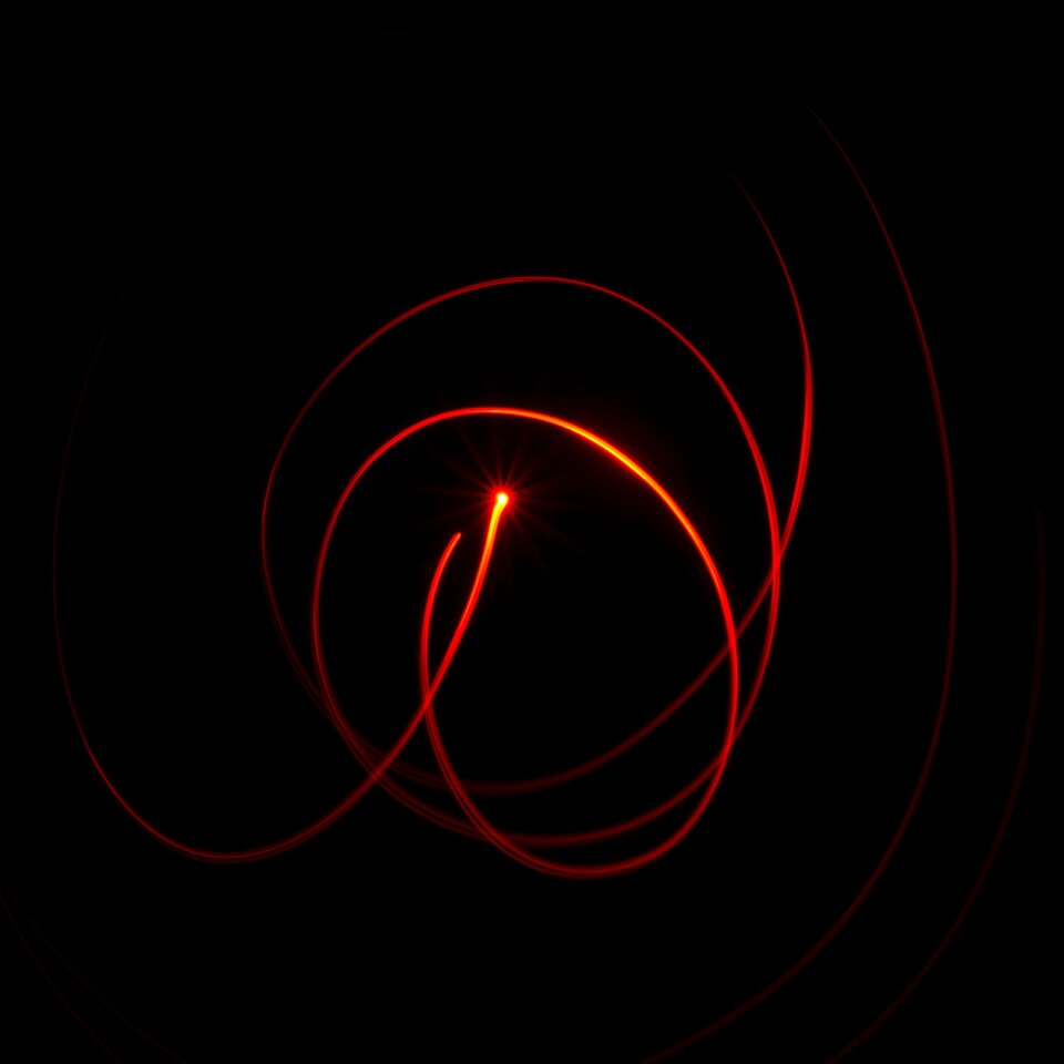 Long exposure long time exposure light painting