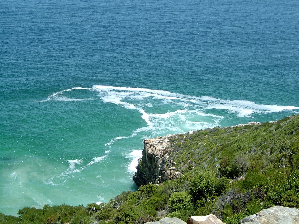 Ocean shore scenic photo