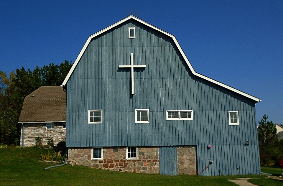 Cross wooden building