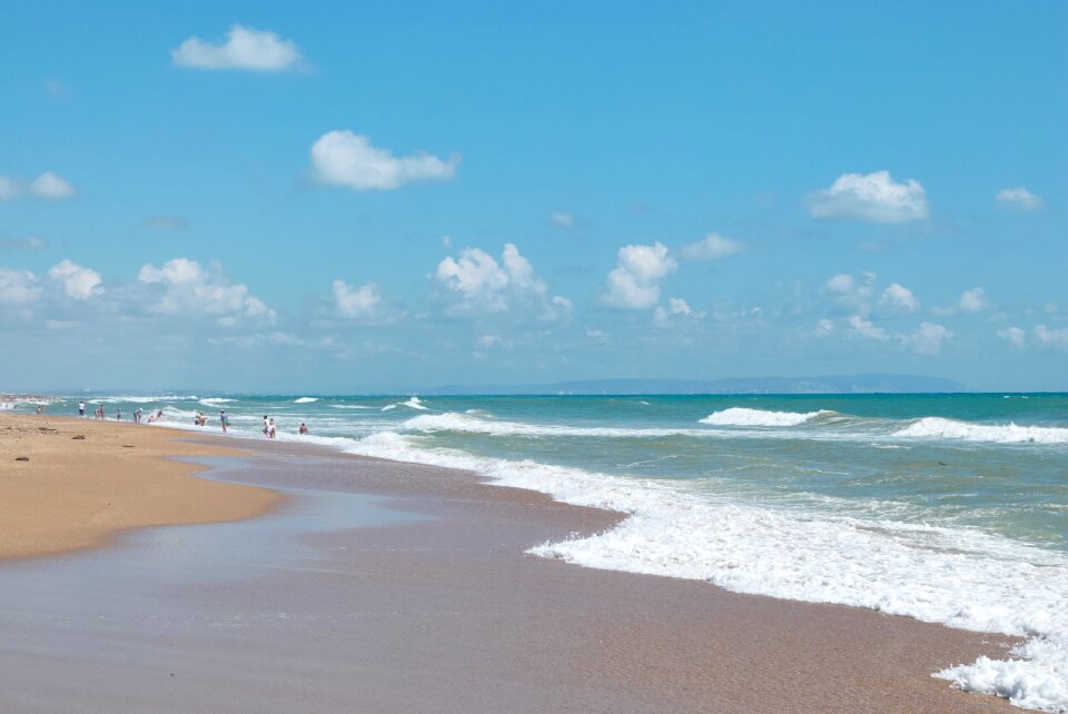 Summer sea coast