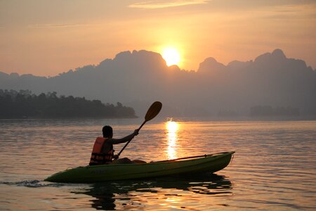 Sunrise paddled Free photos