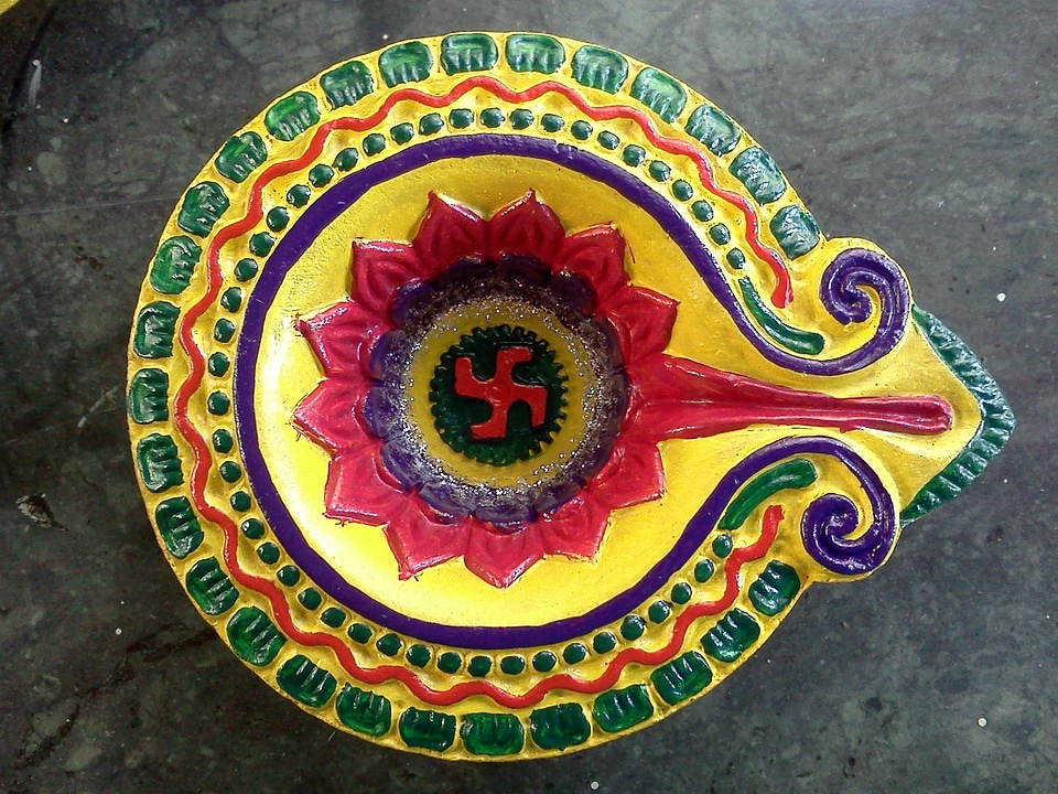 Traditional hindu deepawali