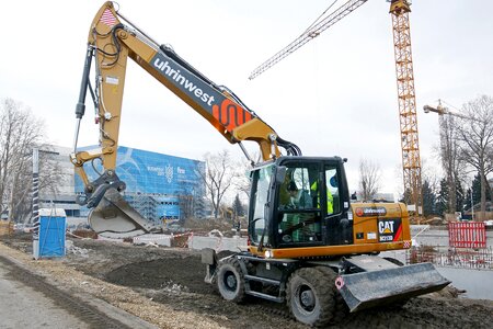 Difficult equipment bulldozer photo